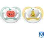 Avent Ultra Air Happy 0-6 months - 2 silicone pacifiers - fruit