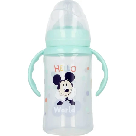 Stor Disney Baby Mickey Mouse - Fles van 360 ml met siliconen handvatten