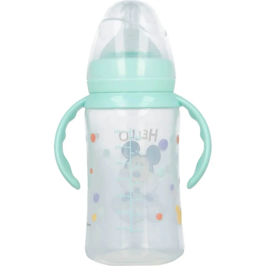 Stor Disney Baby Mickey Mouse - Fles van 360 ml met siliconen handvatten