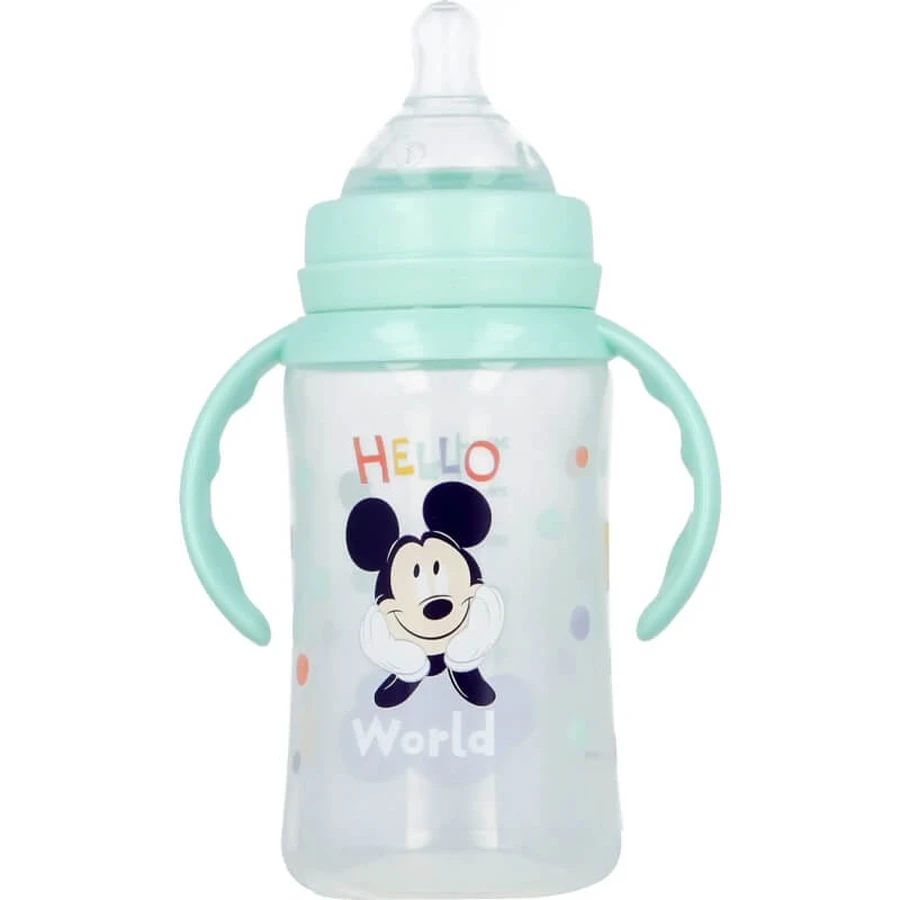 Stor Disney Baby Mickey Mouse - Fles van 360 ml met siliconen handvatten