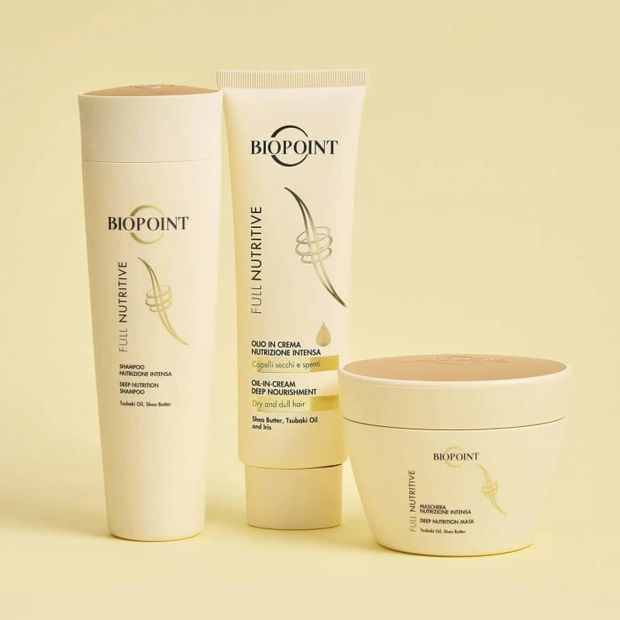 Biopoint Full Nutrive - Crème-olie voor droog en dof haar, 150 ml