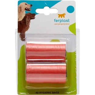 Ferplast Pa 6720 - 42 nylon afvalzakjes, geschikt voor de zakhouder, 14 x 31,5 cm