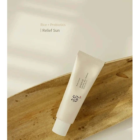 Crema solar con SPF50+ PA++++, extracto de arroz y probióticos, 50 ml, Beauty of Joseon