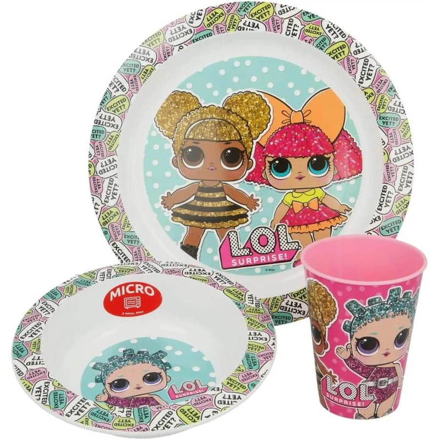 Lol Surprise Feeding Set - 3 pieces