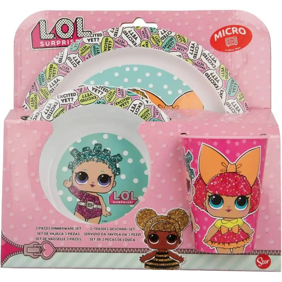 Lol Surprise Feeding Set - 3 pieces