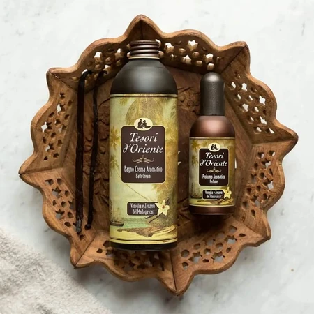 Schatten uit het Oosten: Vanille &amp; Gember uit Madagaskar - Aromatische badcrème, 500 ml