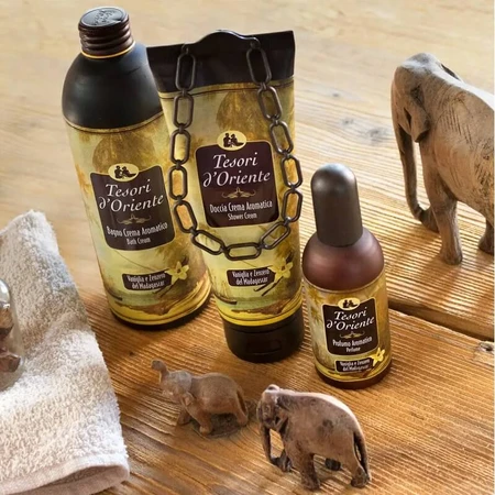 Schatten uit het Oosten: Vanille &amp; Gember uit Madagaskar - Aromatische badcrème, 500 ml