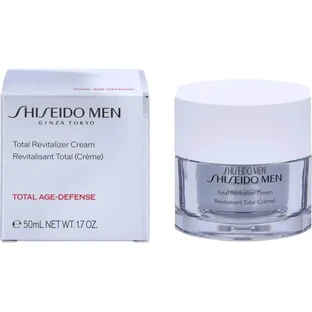 Shiseido Men - Crema Total Revitalizer - Crema revitalizante antiarrugas para hombre, 50 ml