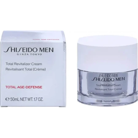 Shiseido Men - Crema Total Revitalizer - Crema revitalizante antiarrugas para hombre, 50 ml