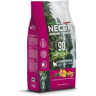 Necon Pet Food Necon Natural Wellness Pato y Arroz - Alimento completo para gatos esterilizados o castrados, 1,5 kg