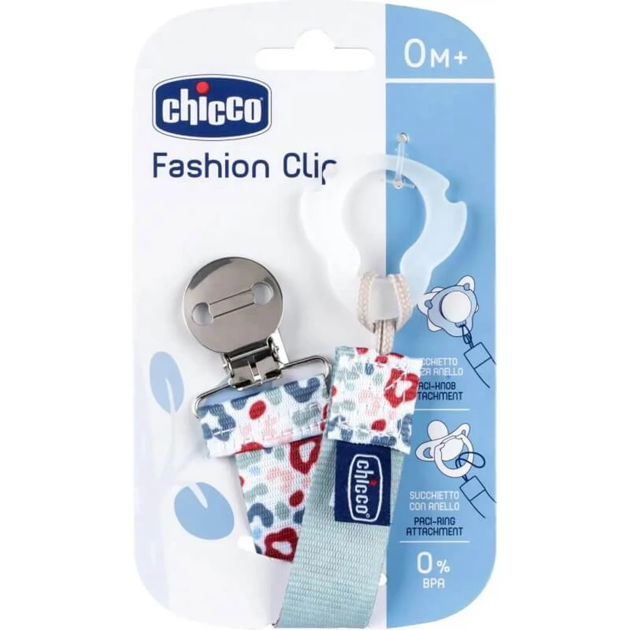 Chicco Fashion-fopspeenclip - Groen