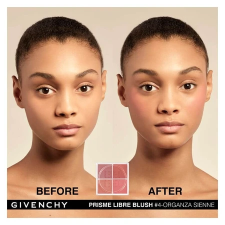 Colorete en polvo suelto Prisme Libre de Givenchy, n.º 04 Organza Sienne