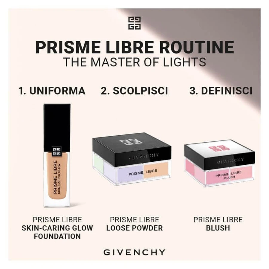 Colorete en polvo suelto Prisme Libre de Givenchy, n.º 04 Organza Sienne