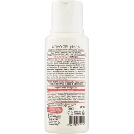 Omia Laboratoires, gel íntimo, pH 3,5, malva común, 250 ml