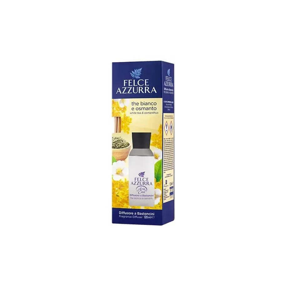 Fougère bleue, blanc et osmanthus - Diffuseur à bâtonnets de 120 ml