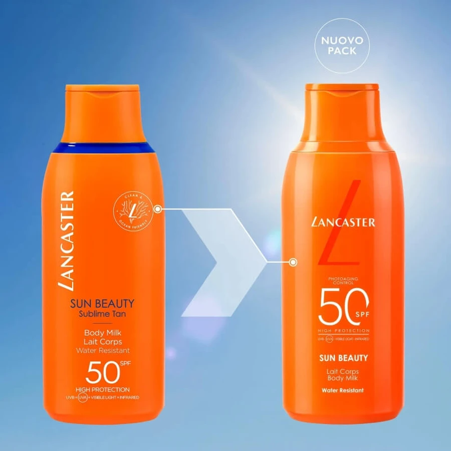 Lancaster Sun Beauty Body Milk SPF 50 Zonnebrandcrème, Hoge beschermingsfactor, 100 ml