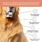 Bau Cosmetics Reinigingsgel met perzikgeur voor honden, zonder spoelen, 250 ml