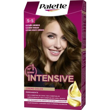 Palette Intensive Color Creams – Permanente Haarfarbe Nr. 5,5 „Luminous Brown“
