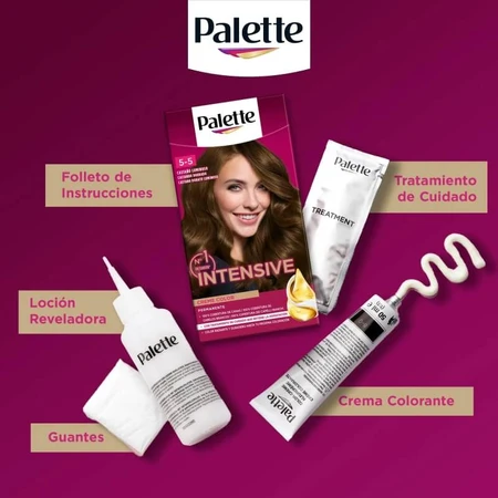 Palette Intensive Color Creams – Permanente Haarfarbe Nr. 5,5 „Luminous Brown“