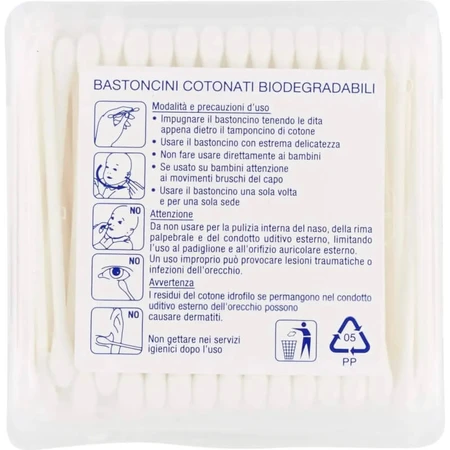 Hansaplast 200 biodegradable cotton swabs