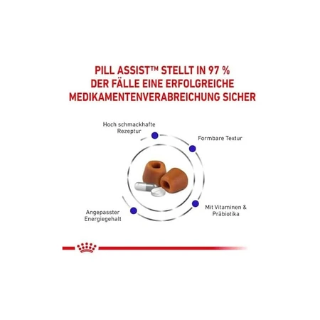 Royal Canin Pill Assist - Pienso para perros medianos y grandes que facilita la administración de comprimidos, 224 g