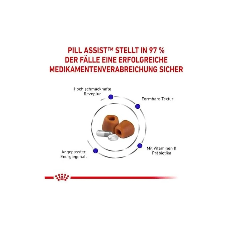 Royal Canin Pill Assist - Pienso para perros medianos y grandes que facilita la administración de comprimidos, 224 g