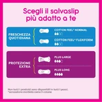 Carefree Cotton Feel Normal Aloe - 32 salvaslips