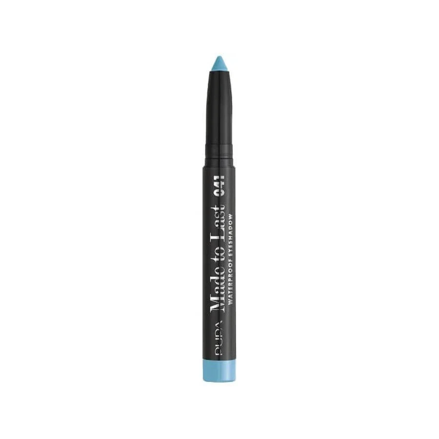 Ombre à paupières waterproof « Made to Last » de Pupa - Stick d'ombre à paupières n° 041 Icy Blue