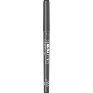 Rimmel Scandaleyes Exaggerate - Lápiz de ojos retráctil resistente al agua n.º 003 Smokey Grey