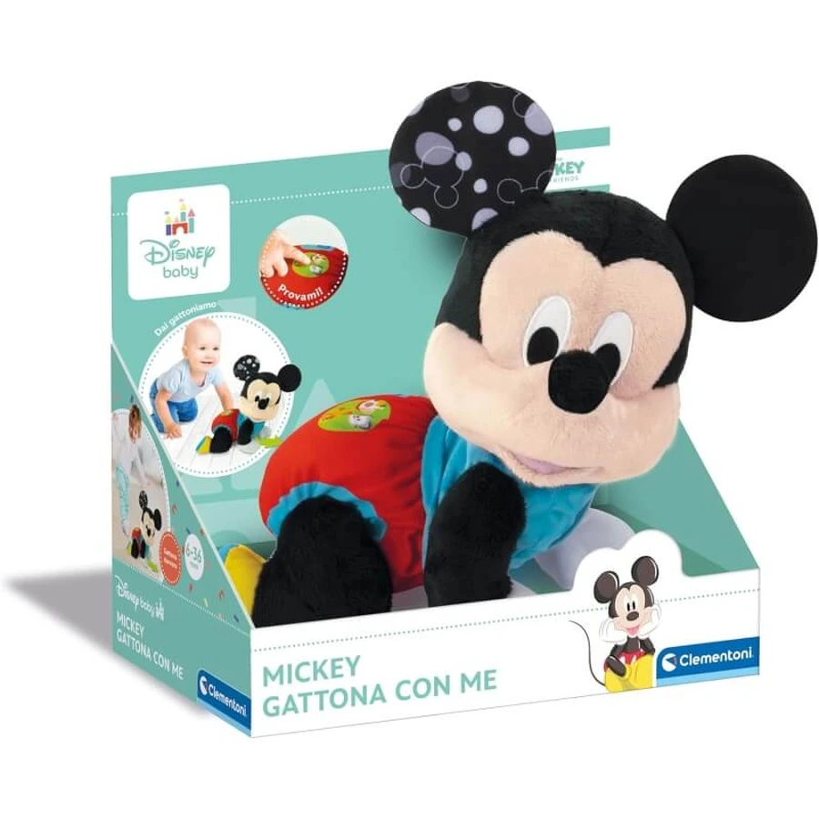 Baby Mickey: Baby Mickey Crawls with Me - A Toy for Motor and Cognitive Development