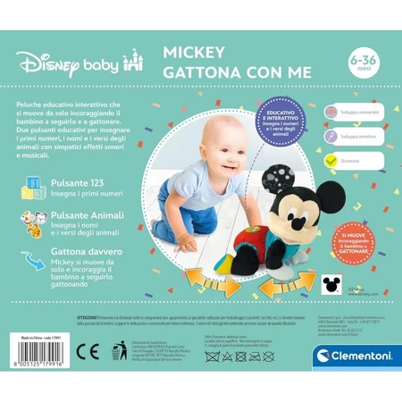 Baby Mickey: Baby Mickey Crawls with Me - A Toy for Motor and Cognitive Development