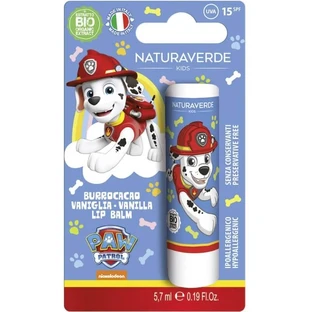 Naturaverde Paw Patrol - Bálsamo labial de vainilla, 5,7 ml