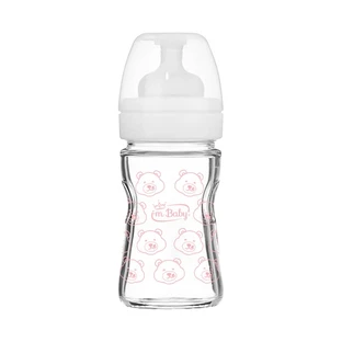 I'm Baby Luxury Glass Baby Bottle 0m+ 150 ml, Assorted Colors