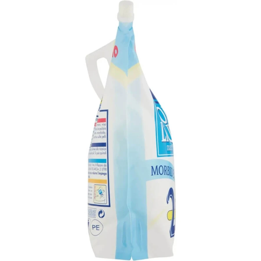 Jabón líquido nutritivo y suave Mil mil para manos, rostro y cuerpo - Recambio de 2 litros