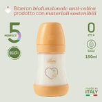 Artsana Perfect 5 eco 0m+ – 150 ml Anti-Kolik-Flasche mit langsamem Durchfluss