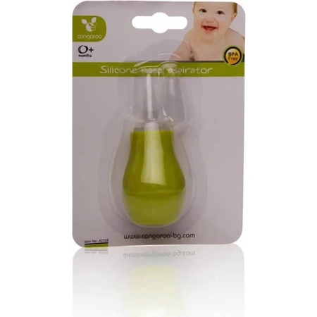 Cangaroo Green Silicone Nasal Aspirator