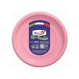 Dopla Re-usable - 25 petites assiettes réutilisables - rose