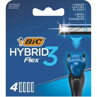 Bic Flex3 Hybrid - 4 vervangingsmesjes