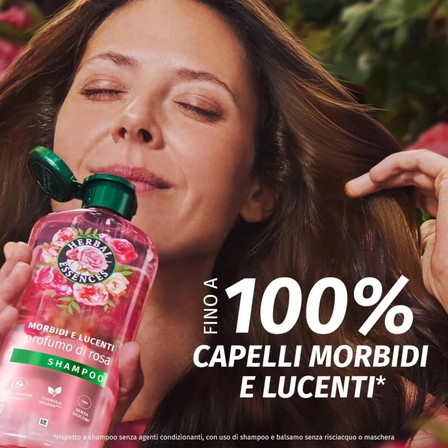 Herbal Essences Aroma a rosa - Acondicionador para un cabello suave y brillante, 200 ml