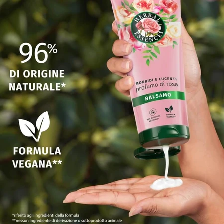Herbal Essences Aroma a rosa - Acondicionador para un cabello suave y brillante, 200 ml