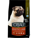 Farmina Cibau Adult Mini Sensitive Lamb - Aliment complet pour chiens adultes souffrant de troubles digestifs ou d'allergies, 2,5 kg