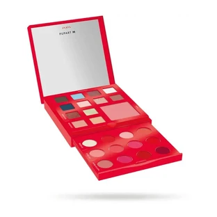 Pupa m - Makeup Palette for Face, Eyes, and Lips, No. 002 Red