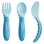 Mam Baby's bestek - Bestekset voor kinderen, vanaf 6 maanden, azuurblauw