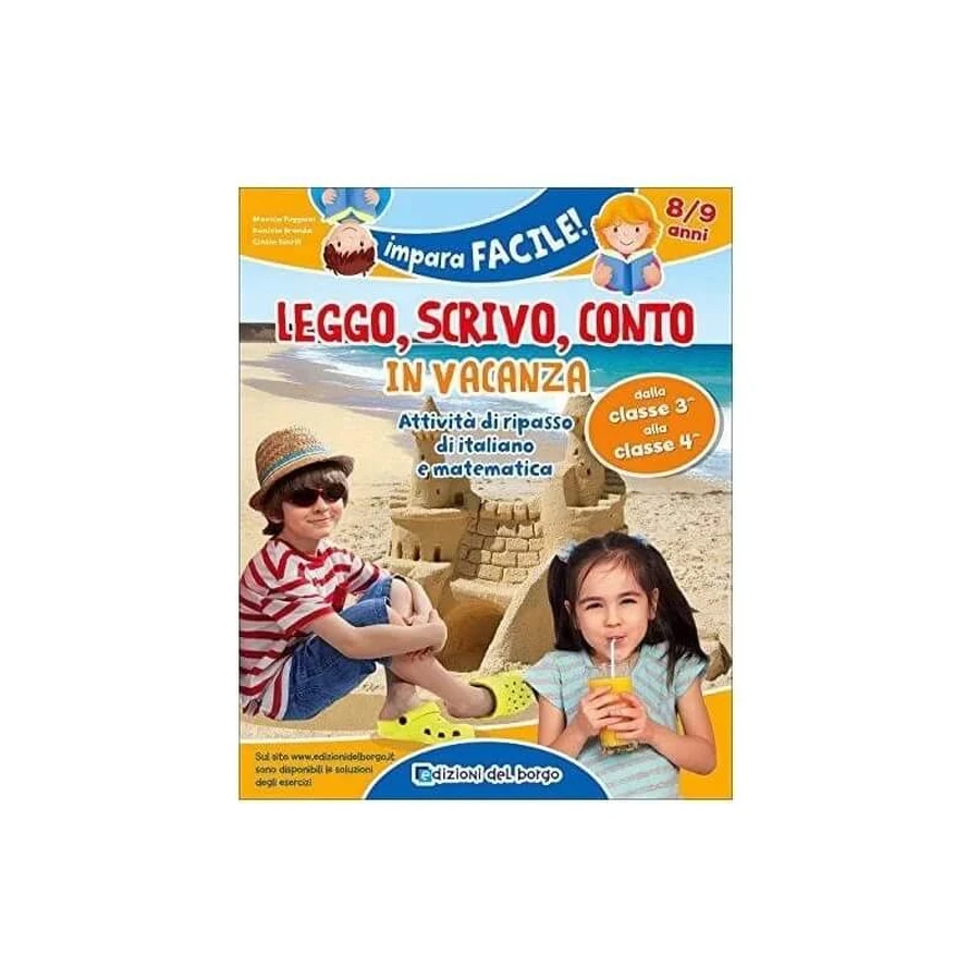 Edizioni del Borgo: Im Urlaub lese, schreibe und rechne ich (8–9 Jahre)