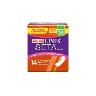 Lines Ultra Silk: 14 compresas para flujo ligero