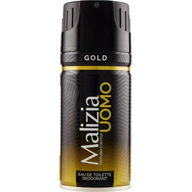 Malizia Gold - Men's Deodorant Spray, 150 ml