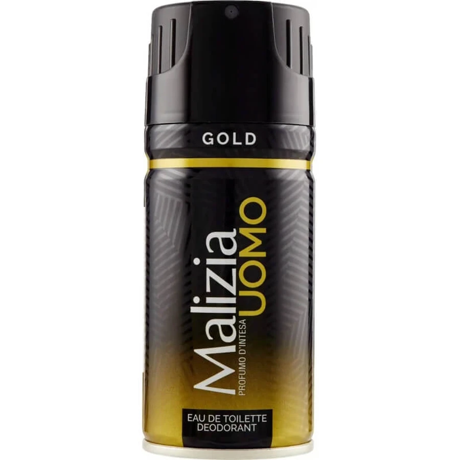 Malizia Gold - Deodorantspray voor mannen, 150 ml