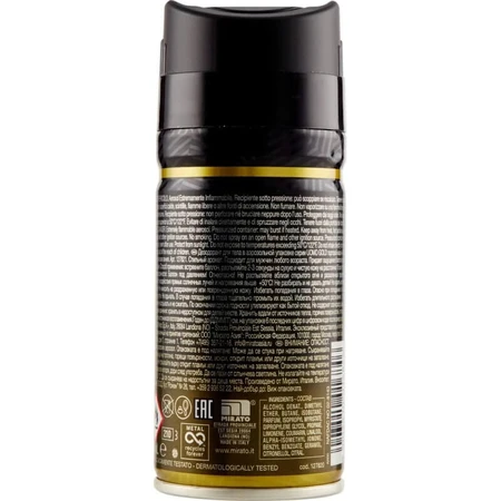 Malizia Gold - Deodorantspray voor mannen, 150 ml