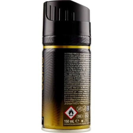 Malizia Gold - Deodorantspray voor mannen, 150 ml