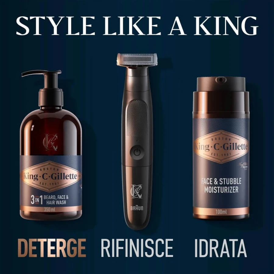 Gillette King C. Gillette - Beard and Face Cleanser, 350 ml